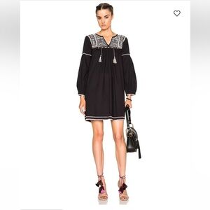 Ulla Johnson - Embroidered Dress- Mira in Black